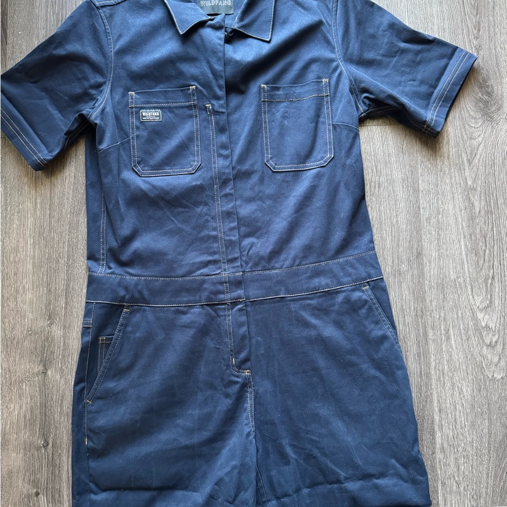 Wildfang Navy Blue Jumpsuit